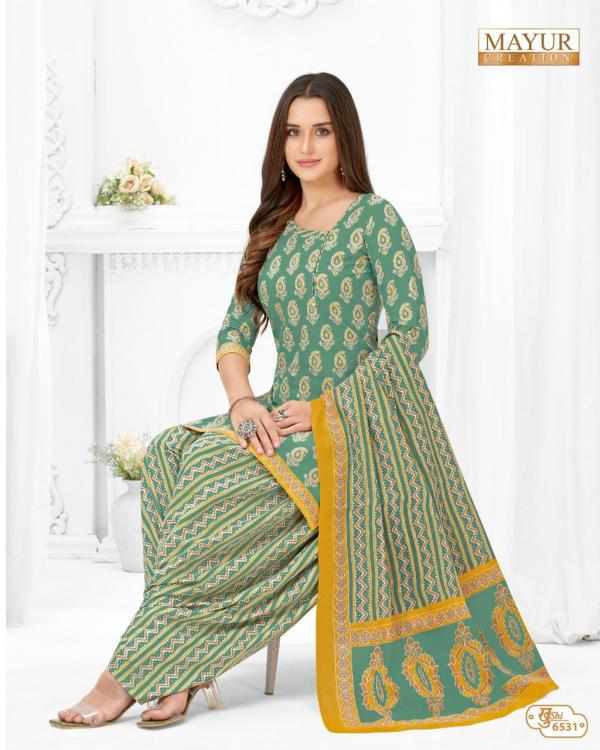 Mayur Khushi Vol-65 Cotton Designer Exclusive Patiyala Dress Material